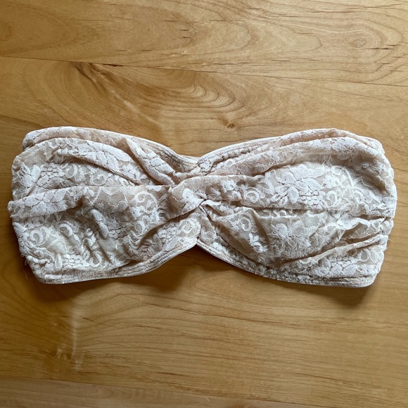 RD Style Lace Bandeau Bra Tube Top - Picture 1 of 4